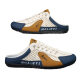 Slippers Summer Breathable Comfortable Heelless Hole Shoes Sandals Mesh Men's Lazy Slip-on Fashionable Beach Shoes