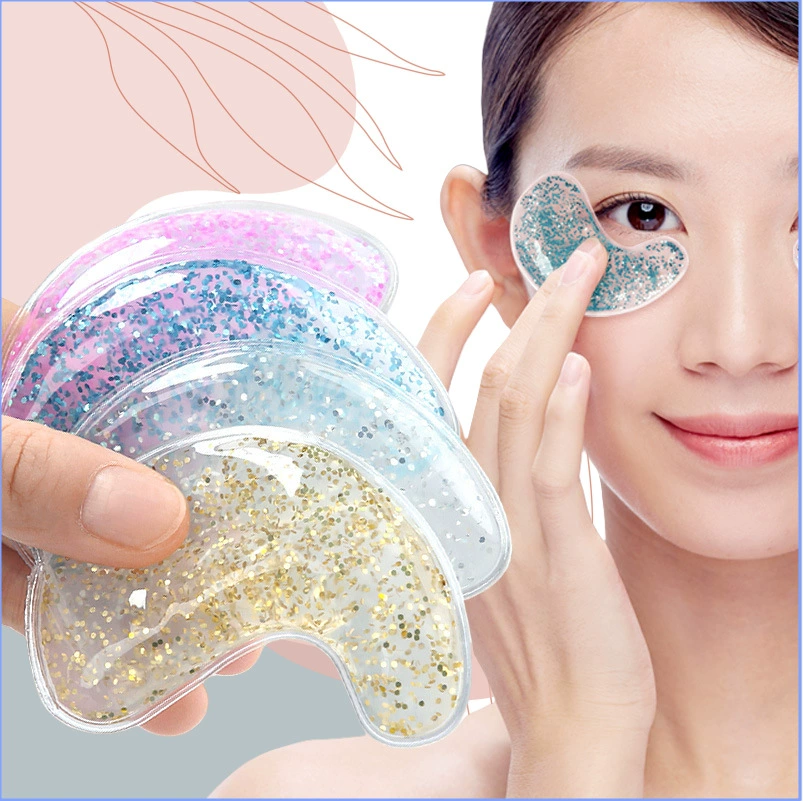Летние блестящие пудры гель для мешков для глаз Физическое охлаждение двойные веки успокаивают глаза холодные и горячие компрессы для прохладных глаз