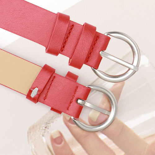 Women's Fashion Chic Belt, Office Casual Style, Alloy Pin buckle, Ladies Belt for Jeans Decoration