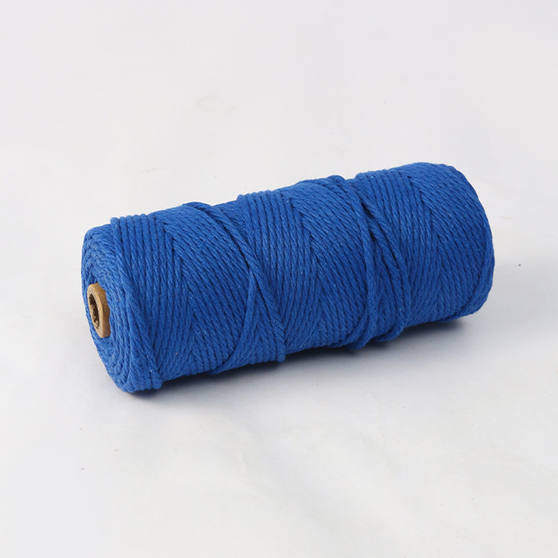 2mm3mm4mmマルチ仕様カラー手作りコットンロープ素材ボトル缶巻き手工芸品編みコットンロープ素材|undefined