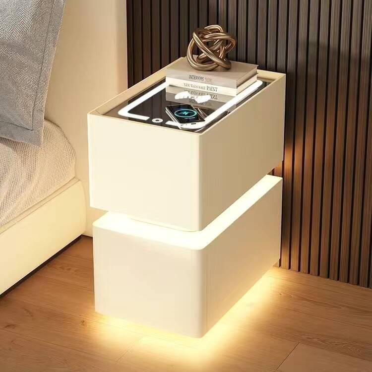 크림 화이트 스마트 조리대 + USB