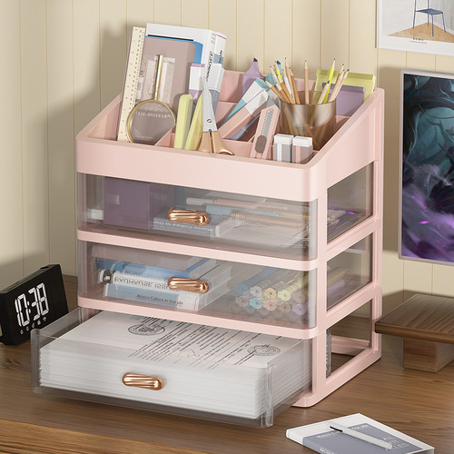 Desktop skincare cabinet box home organization drawer bathroom washbasin cosmetic storage box vanity table storage rack