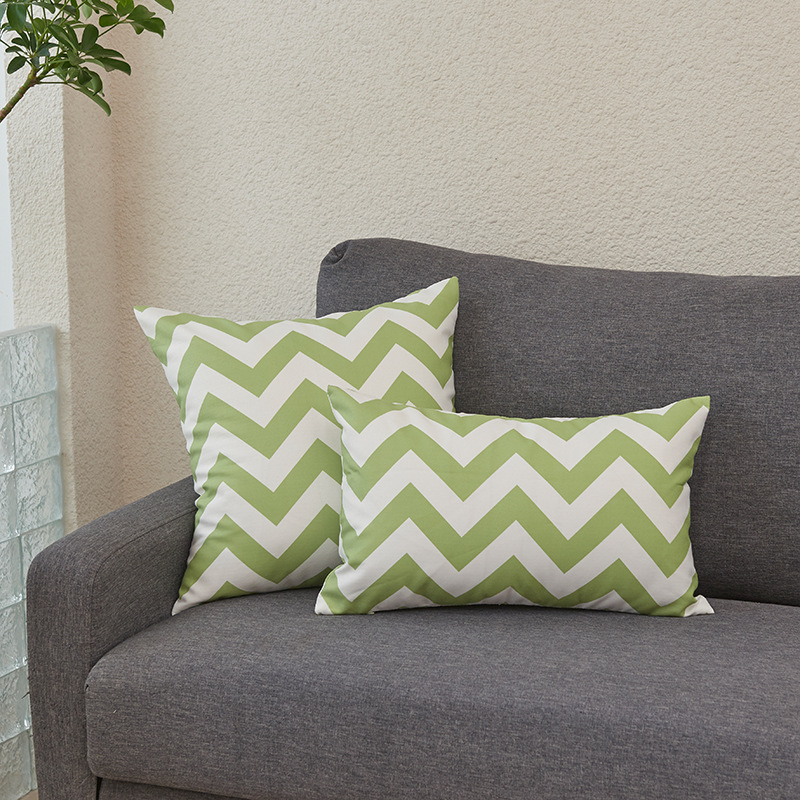 아보카도 녹색 물결 모양 패턴