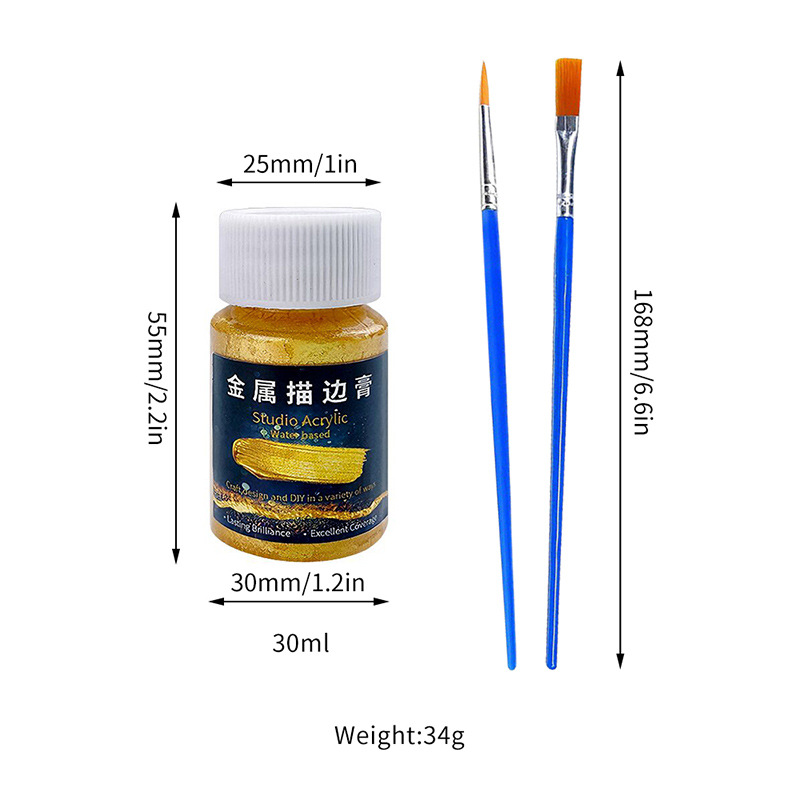 Drawing Gold Paste Crystal Glue Liquid Graffiti Decoration