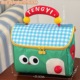 3 # Green-cute house cosmetic bag