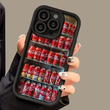 适用三星A55 35 A53 34手机壳S24Ultra冰箱可乐S23FE/Note20U个性