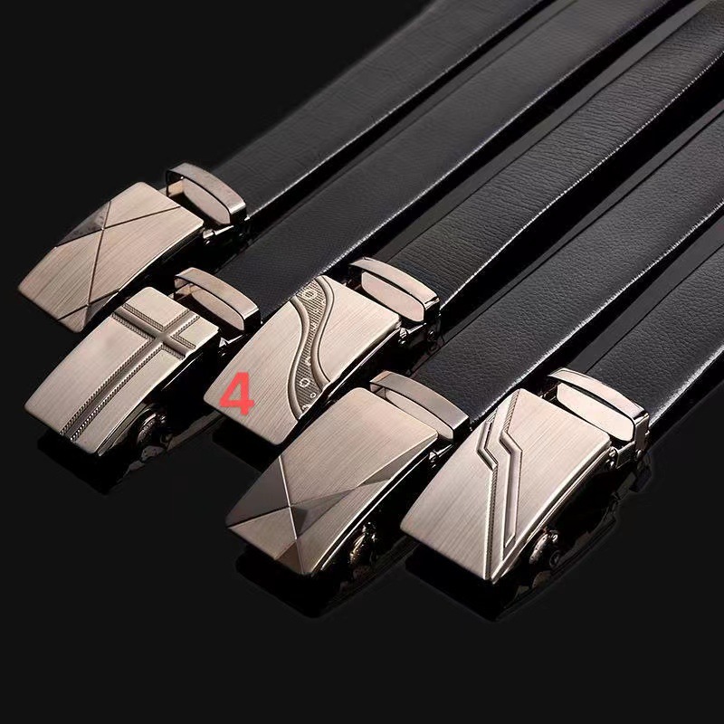 Nieuwe herenriem met lychee-patroon automatische gesp in de tailleband, eenvoudige en veelzijdige casual pakriem, hot selling_voghion.com