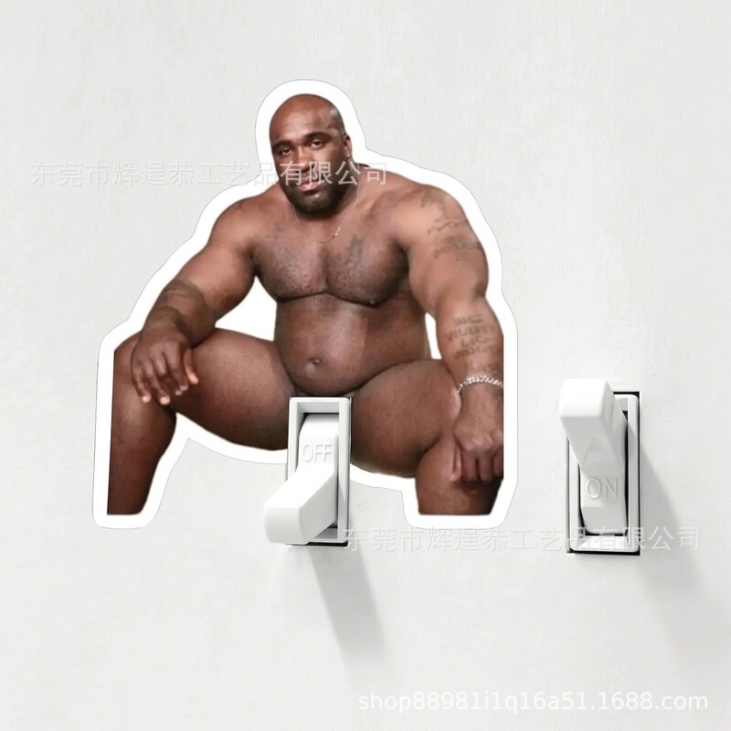 Cross-border new product Funny Meme Light Switch Decal Cross-border new product Funny Meme Light Switch Decal