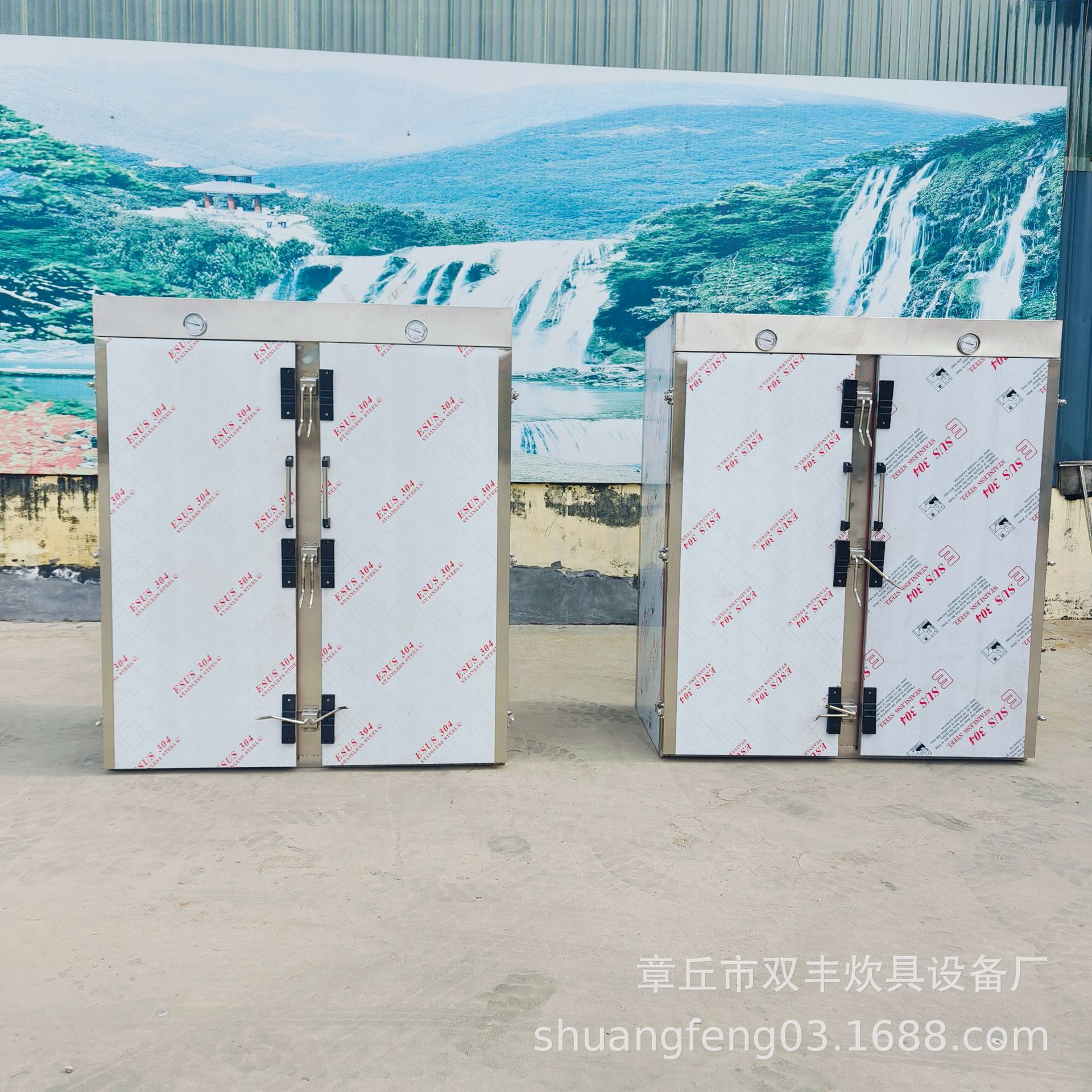 商用双门蒸房厂家  不锈钢蒸房厂家 蒸房哪家好馒头流水线