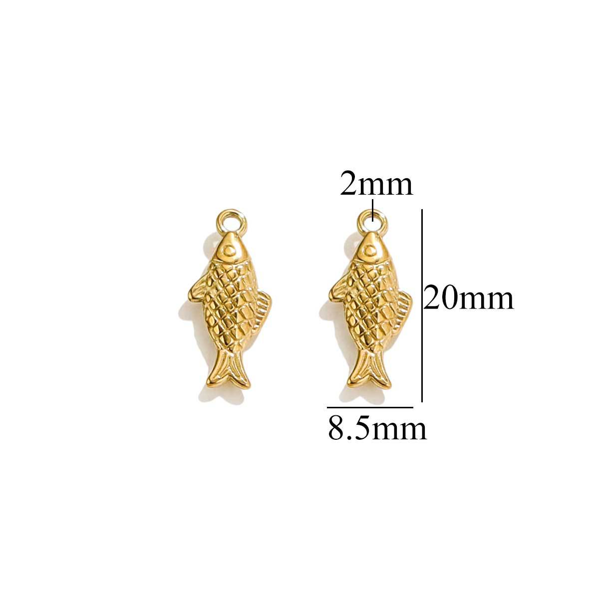 Accesorios de joyería de bricolaje colgante de la serie océano de acero inoxidable sirena concha mar estrella pulsera collar colgante