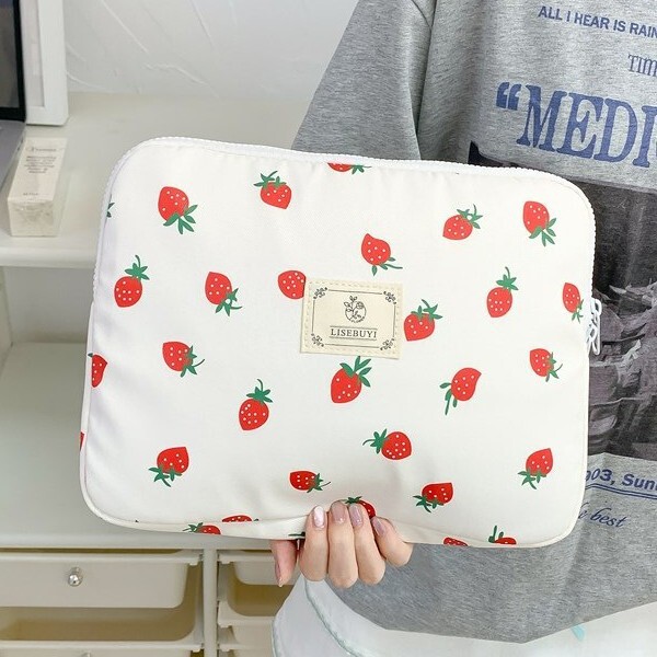 Casual Leopard Print 11inch Ipadpro Tablet Liner Bag 14inch Notebook Wear-Resistant Computer Protective Cover Storage Bag