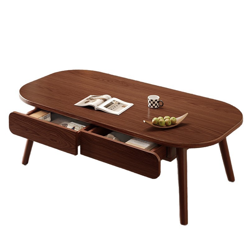 Mesa de té de estilo medieval sala de estar doméstica pequeña casa sofá mesa de té tabla pequeña 2025 nueva mesa de café simple simple