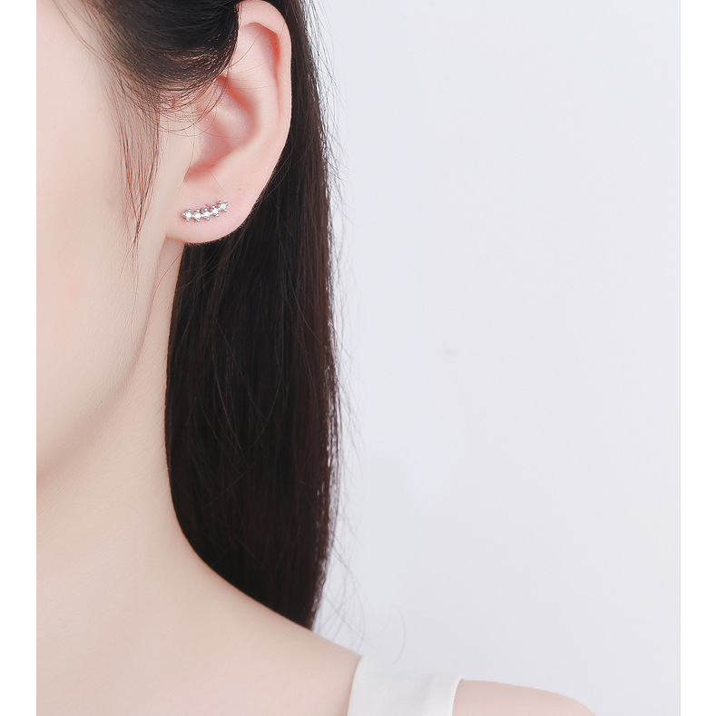 1g Weight 925 Sterling Silver Ear Needle Material Small Stud Earrings Classification Screw Backs Ear Cap Type 1 Pair 925 Sterling Silver 925 Sterling Silver Earrings Geometric Screw Backs Small Stud Earrings