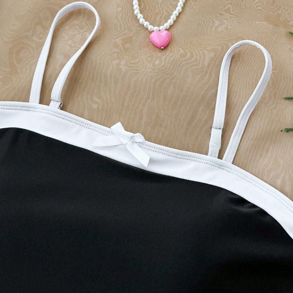 Children's Slim Fit Tank Top Non-Slip Style Versatile Summer Outerwear Backless Swimsuit Set For Toddler Girls (3-7Y)_voghion.com