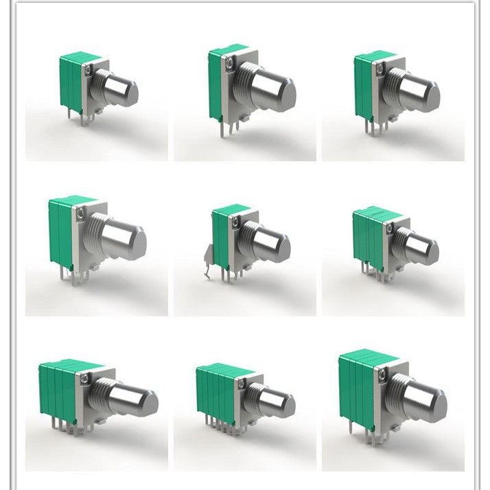 R16绝缘轴电位器,带螺纹电位器，B50k电位器，可调电位器，电位器