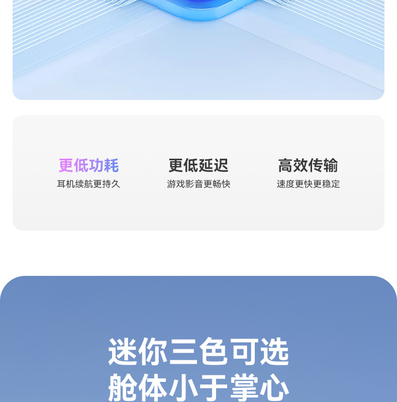 Factory supplied noise-reducing Bluetooth headphones Long battery life wireless Bluetooth headphones In-ear high quality Bluetooth headphones