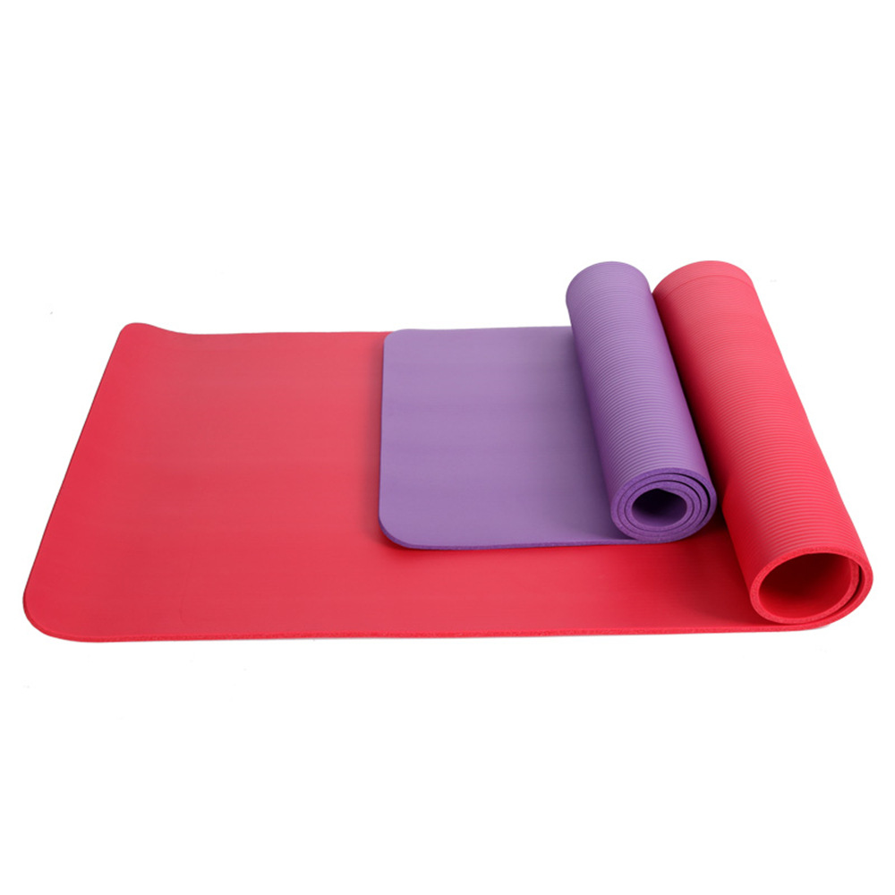 Estera de yoga espesado ensanchado antideslizante NBR transfronteriza 15mm hogar 10mm fitness niños danza estera fábrica al por mayor