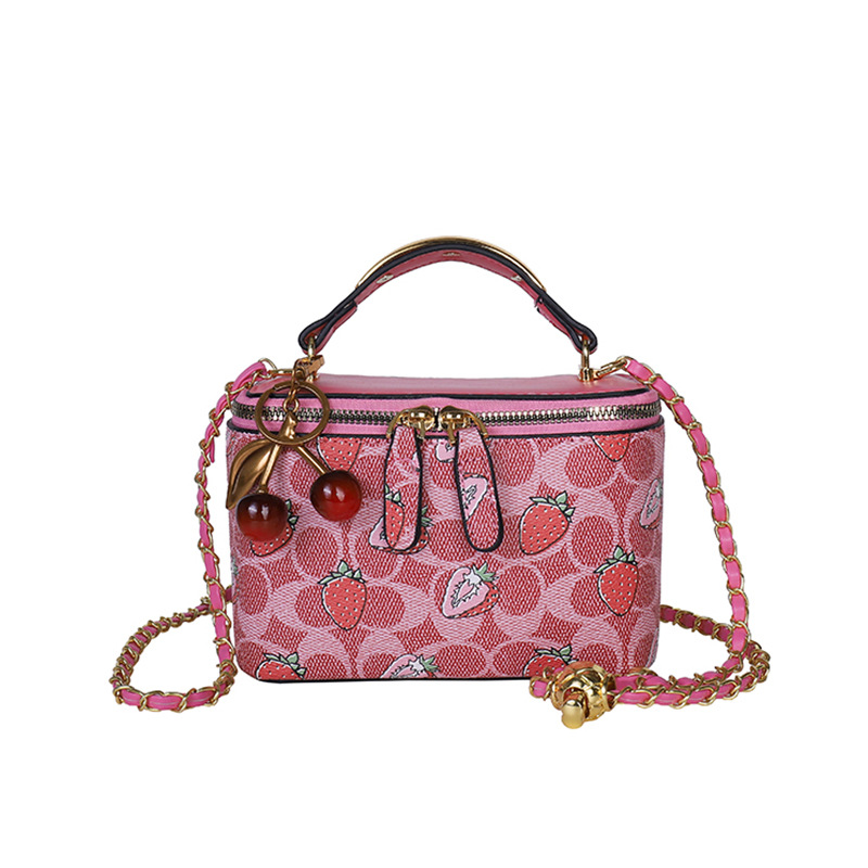 Nuevo comercio exterior transfronterizo de alta sensación de impresión caja de mano bolsos pequeños bolsos de moda lujosa bolsa de mochila exterior