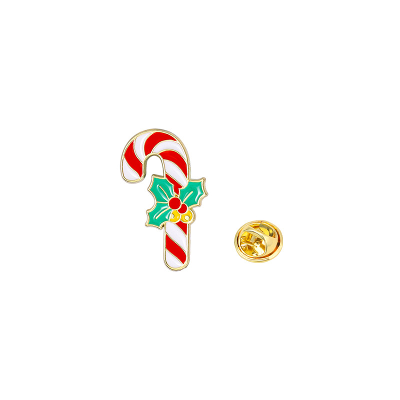 Broche de Navidad insignia de aleación caricatura adorable Santa Fe Navidad decoración de mochila escolar
