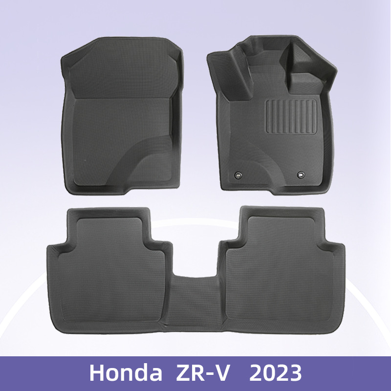 Aplicable a Honda ZR-V combustible 2023 timón derecho 3D todo el tiempo material XPE almohadilla para los pies almohadilla del maletero