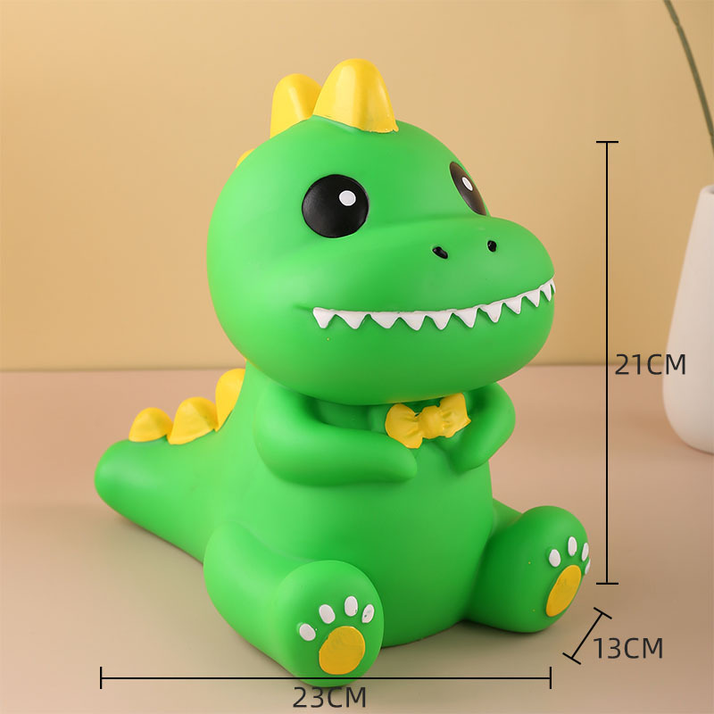 2024 dibujos animados dragón año alcancía niños lindo Zodiaco dragón vinilo hucha decoración creativa regalo de Año Nuevo