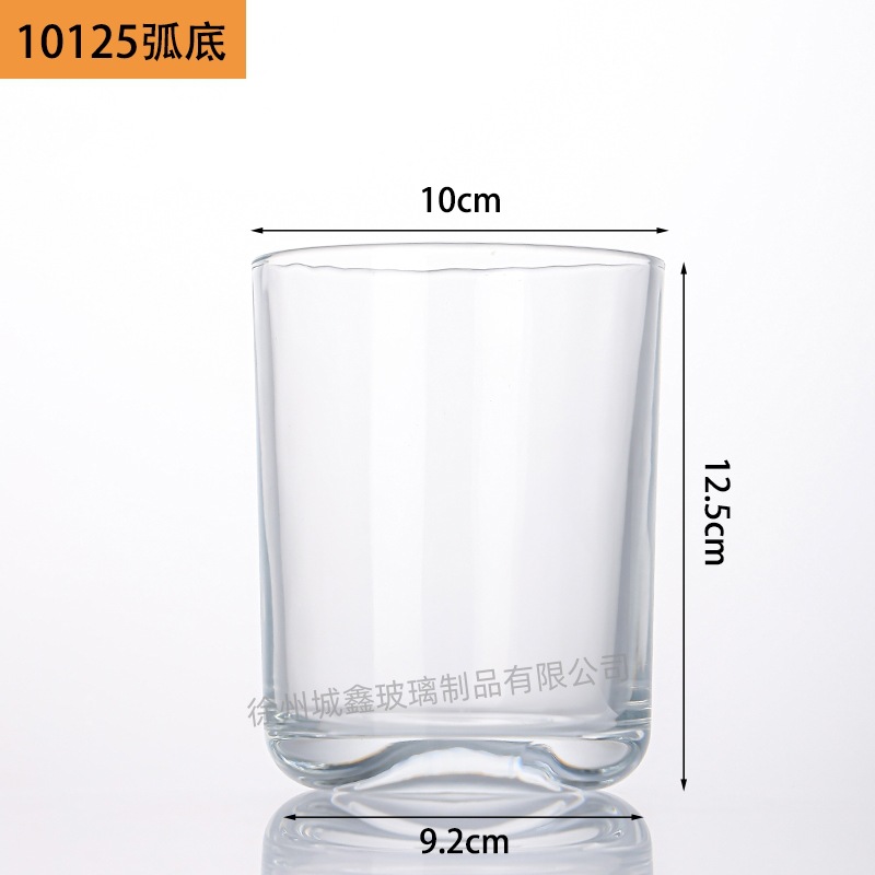 Vasos de vidrio transparentes para velas aromáticas al por mayor, portavelas de vidrio, adornos perfumados, vasos vacíos, recipientes para velas DIY, estilo nórdico