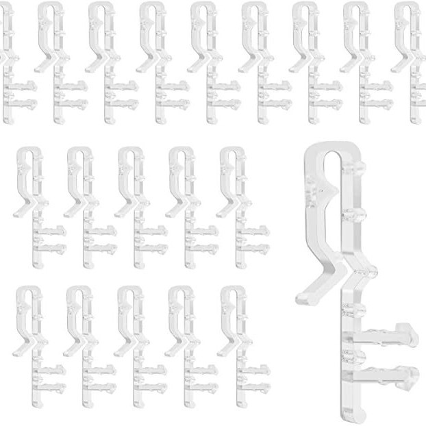 Venta al por mayor transfronteriza 12 traje 2,0 pulgadas persiana veneciana TRIM cortina deflector accesorios colgantes