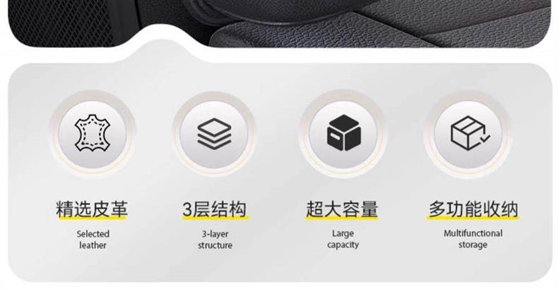 Car Seat Side Storage Bag, Car Seat Back Tissue Box, Multifunctional Car Water Cup Holder, Car Storage Hanging Bag