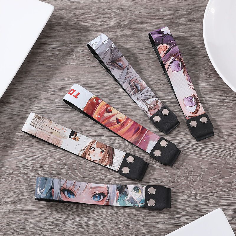 Keyboard Ribbon Wooting Decorative Hanging Strap with Initial D Pendant Atk68 Gaming Keychain Business Gift