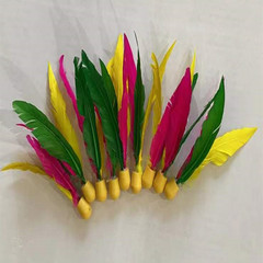 Wholesale high elasticity board badminton birdie, colorful big head sponge three-mao ball supply