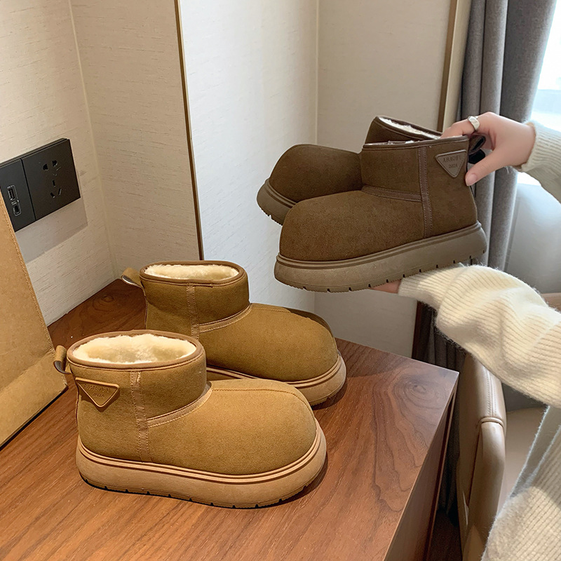 Botas de Nieve Acolchadas para Mujer de PU y Caucho Térmicas para Uso Diario image 2