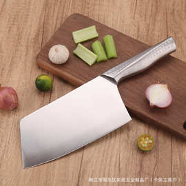 厂家不锈钢斩切刀家用切片刀 切菜刀厨师耐切斩切 两用刀全钢菜刀