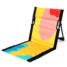 批发现货跨境亚马逊户外折叠沙滩花园躺椅便携式折叠椅地垫草坪椅