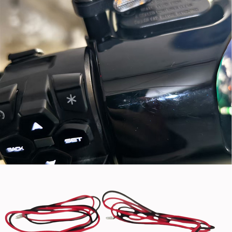 Upgraded 12V Motorcycle Left and Right Turn Signal Lights, High-Brightness Led Beads for Electric Vehicles, Shock-Resistant Direction Lights, Super Conspicuous
