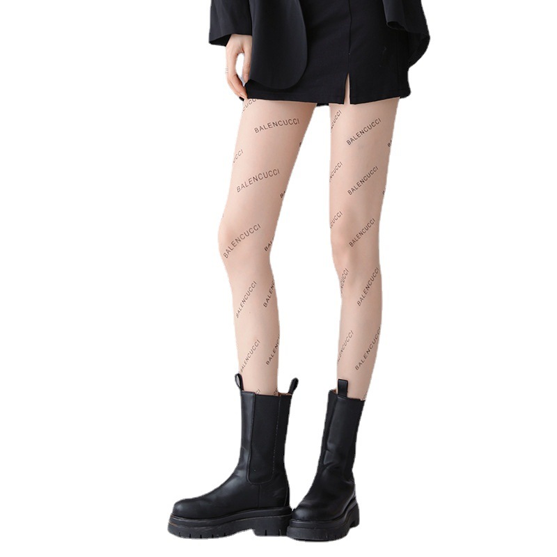 Celebridad en línea París negro seda verano 10D ultra-delgada luz pierna artefacto cualquier corte entrepierna piña calcetines Medias de las mujeres