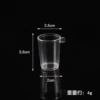 3.6cm high straight cup with holes