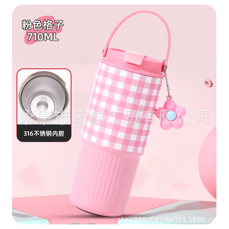 Cross-border 30oz taza de automóvil 304 taza de aislamiento de acero inoxidable taza de agua taza de hielo taza portátil taza de paja