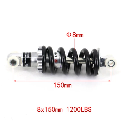 and Rear Shock Absorber — Motosiklet ləvazimatları və aksesuarları - 8150mm-1200-pounds-410g-net-weight