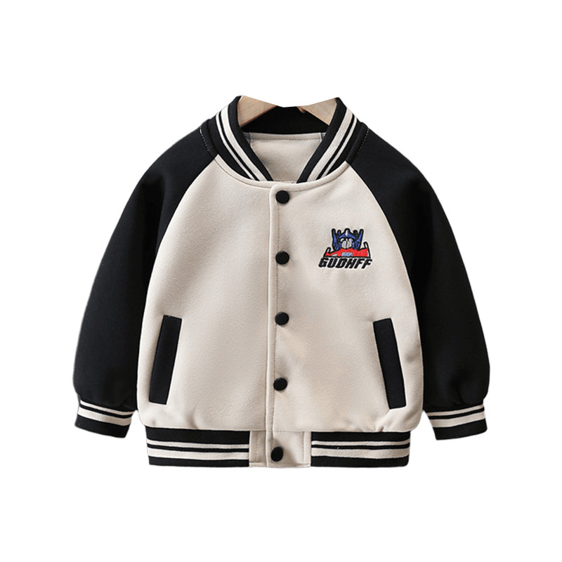 7815 chaquetas para niños modelos de primavera y otoño 2025 nuevos uniformes de béisbol para niños tops de otoño para bebés chaquetas para niños de moda