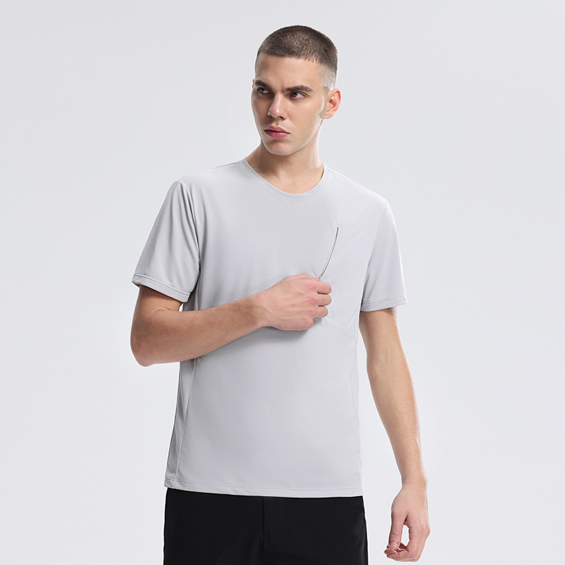 Dijia es el mismo deporte transfronterizo de manga corta hombre verano ocio acondicionamiento acondicionamiento viaje montaña cuello redondo ropa de secado rápido camiseta de hombre