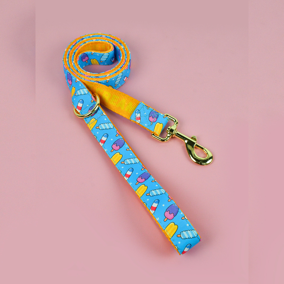 블루 아이스크림 가죽 끈