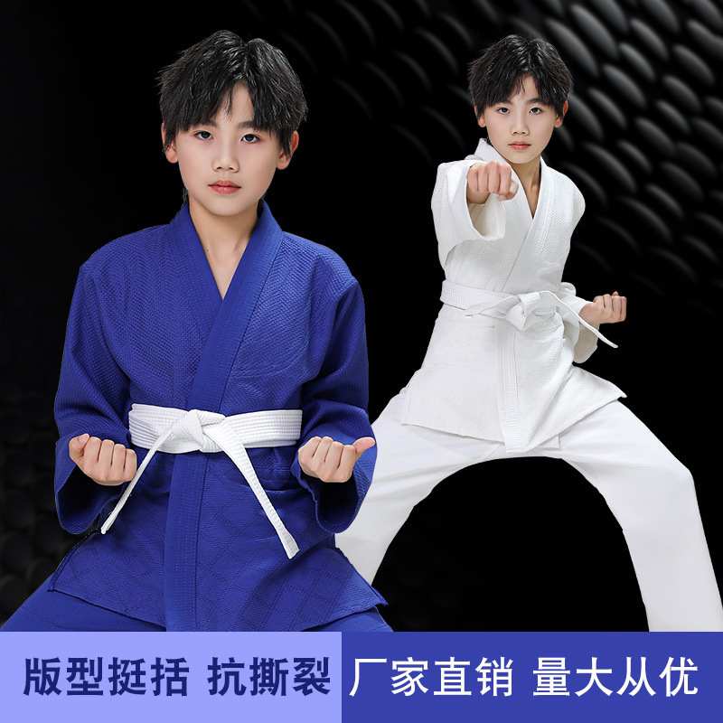 Judo Suit Judo Training Suit Competition Suit Judo Association Standard Edition JUDO GI has weight per size cross border