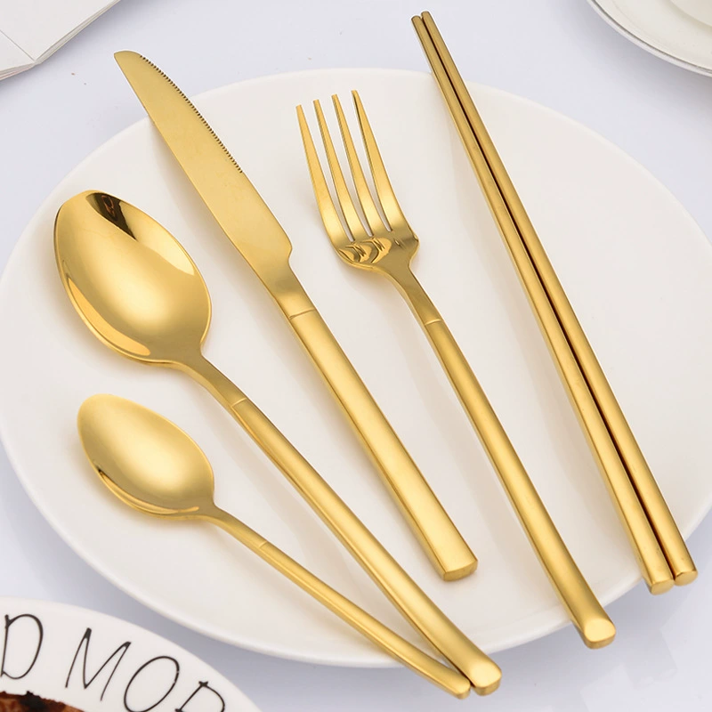 Нож для посуды из нержавеющей стали 304, вилка и ложка, костюм, ресторан, отель, Западный кухонный нож, вилка и ложка, палочки для еды, подарки серии Knight