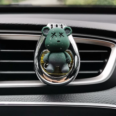 Car Perfume Aromatherapy — Odor Removal - lemon-green-violent-bear