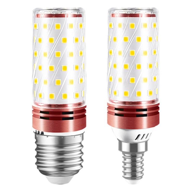 Bombilla de color led calvo luz de color fuerte luz de maíz E27e14 boca de tornillo luz azul luz roja decoración de vacaciones luces de colores