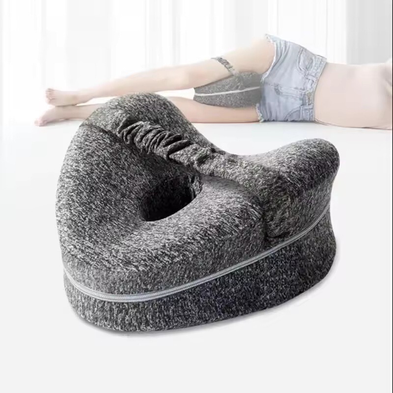 足枕 家庭寮 妊婦用 ハート型足枕 ハート型低反発足枕 ハート型低反発枕|undefined