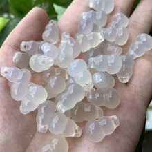 批发马料白玉髓葫芦吊坠散件 福利品diy手链配件高冰玉髓葫芦挂件