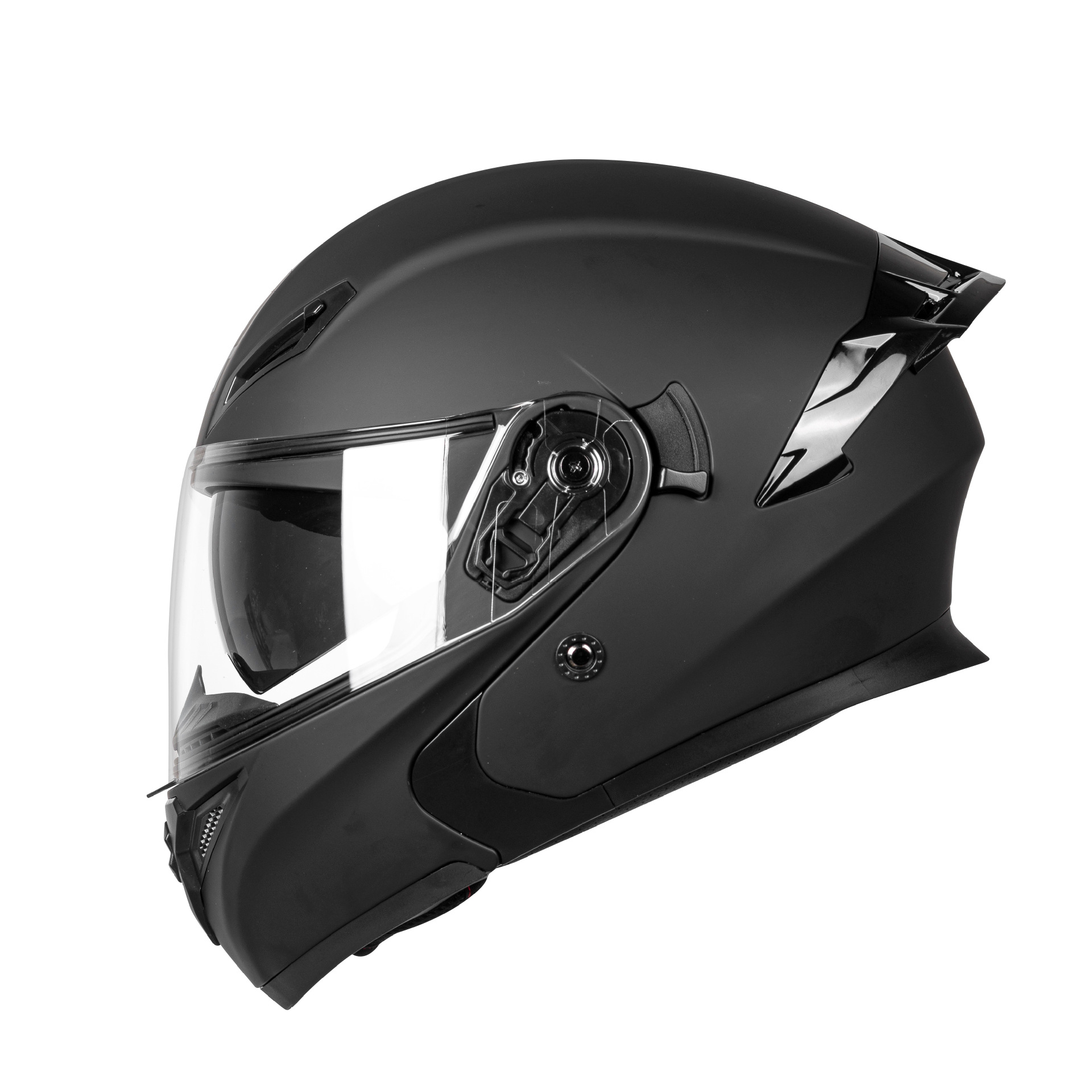 매트 블랙-DOT(브랜드) 808 페이스 헬멧