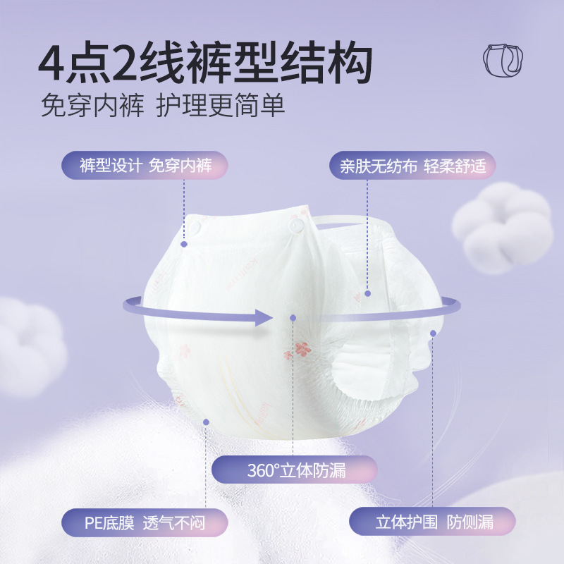 开丽计量型产妇卫生巾产后专用恶露大号加长裤型产褥期月子待产包|undefined