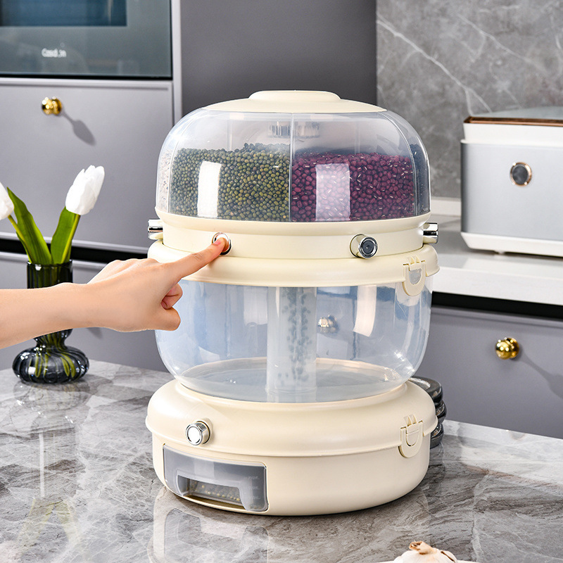 米桶密封防虫防潮双层米桶多功能五谷杂粮收纳盒